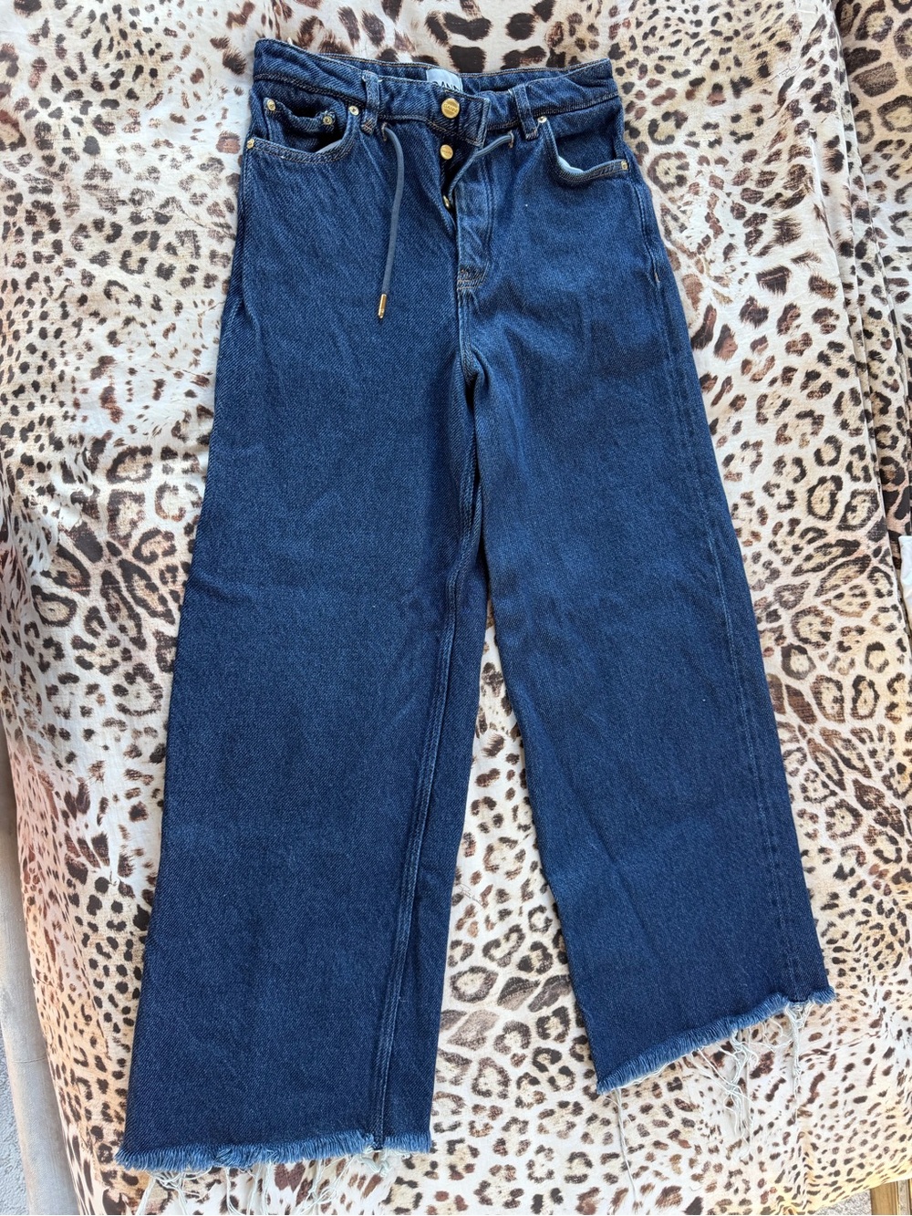 Ganni Dark Blue high waist Jeans
